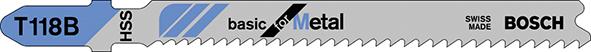 Stichsägeblatt für Metall, gerader, feiner Schnitt, Bosch Produktbild img5 L