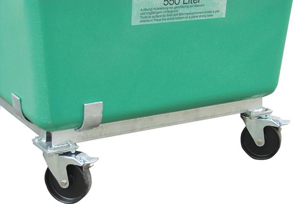 Lenkrollengestell für Rechteckbehälter Produktbild img1 L