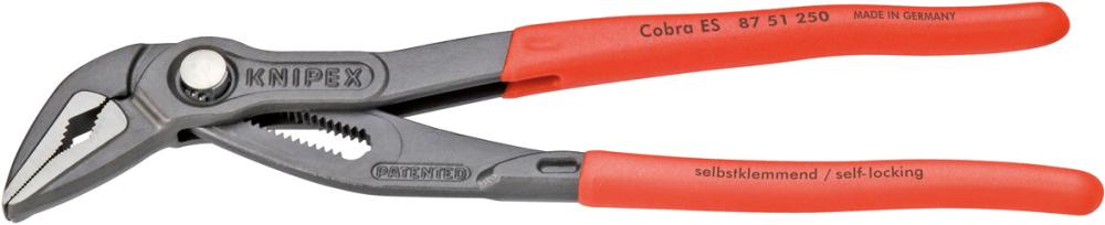 Wasserpumpenzange Cobra ES mit Mehrkomponenten-Griffen 250mm KNIPEX Produktbild img1 L