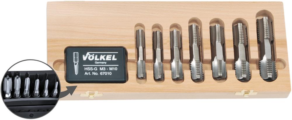Gewindebohrer-Satz G1/8"-1." VÖLKEL Produktbild img1 L