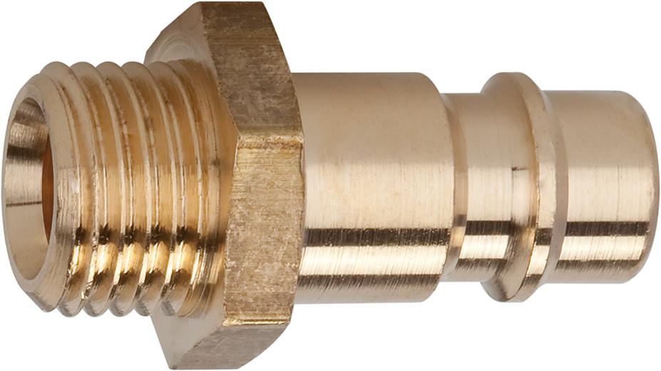 Nippel NW 7,2, Messing blank, Außengewinde Produktbild img1 L
