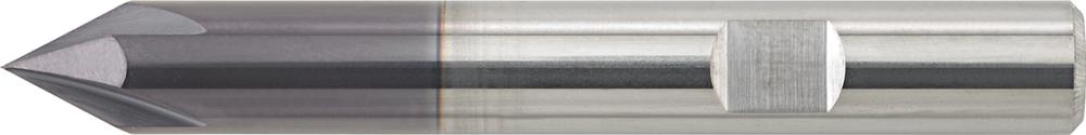 Vollhartmetall-NC-Entgratfräser, Spitzenwinkel 60°, TiAIN-beschichtet Produktbild img1 L