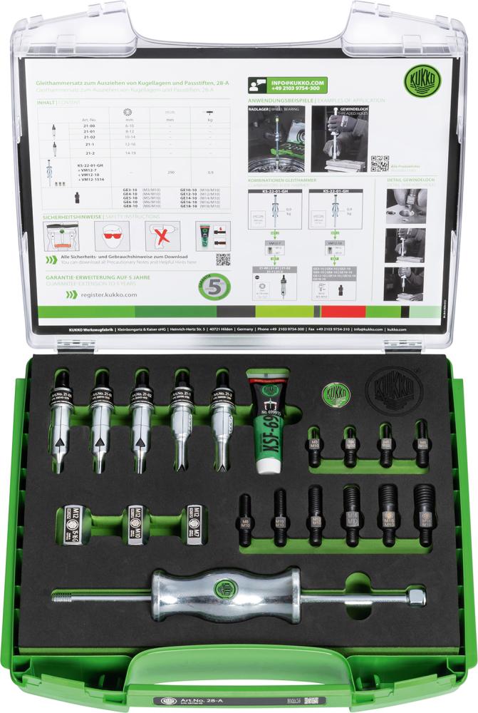 Gleithammer-Satz M3-M18 KUKKO Produktbild img1 L