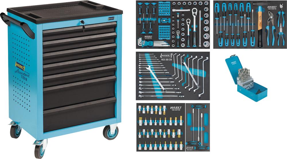 Werkstattwagen bestückt 178N-7/204 204-teilig Hazet Produktbild img8 L