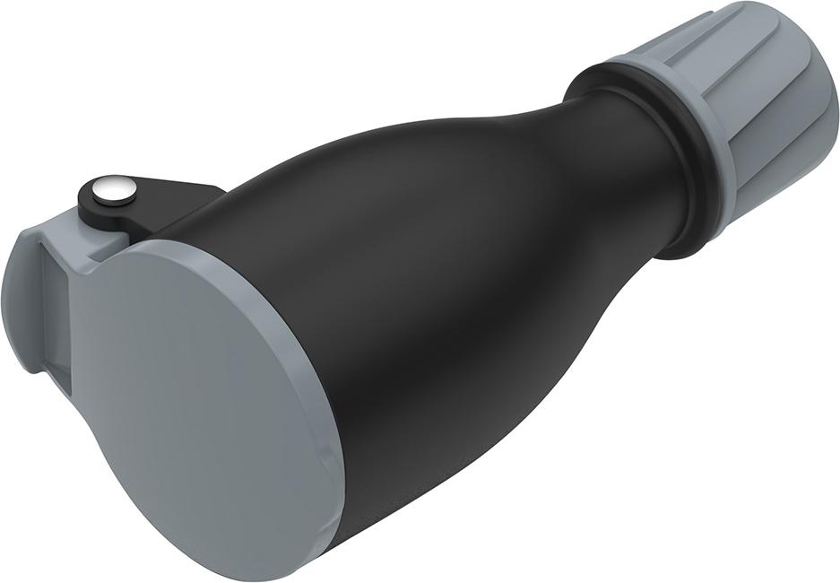 Schuko-Kupplung IP54 250 V, 16 A FORTIS Produktbild img1 L