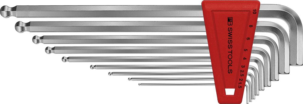 Kugelkopf-Winkelschraubendreher-Satz für 6-kant-Schrauben, lang, PB Swiss Produktbild img3 L