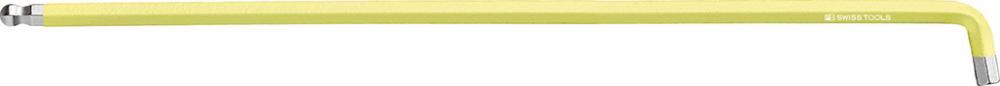 Kugelkopf-Winkelschraubendreher für 6-kant-Schrauben, mit verkürztem Schenkel und Farbcodierung, lang, PB Swiss Produktbild img4 L