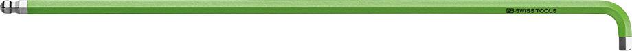 Kugelkopf-Winkelschraubendreher für 6-kant-Schrauben, mit verkürztem Schenkel und Farbcodierung, lang, PB Swiss Produktbild img3 L