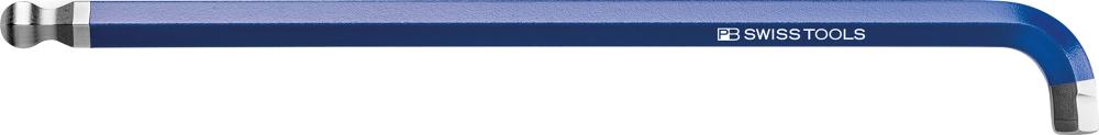 Kugelkopf-Winkelschraubendreher für 6-kant-Schrauben, mit verkürztem Schenkel und Farbcodierung, lang, PB Swiss Produktbild img9 L