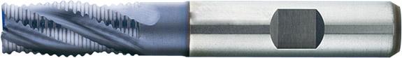 Schruppfräser – kurz, HSS-Co5, Typ NR, 4 Zähne, Oberfläche TiCN-beschichtet Produktbild img1 L