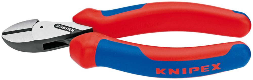 Kompakt-Seitenschneider poliert mit Kunststoff-Griffen 160mm KNIPEX Produktbild img1 L