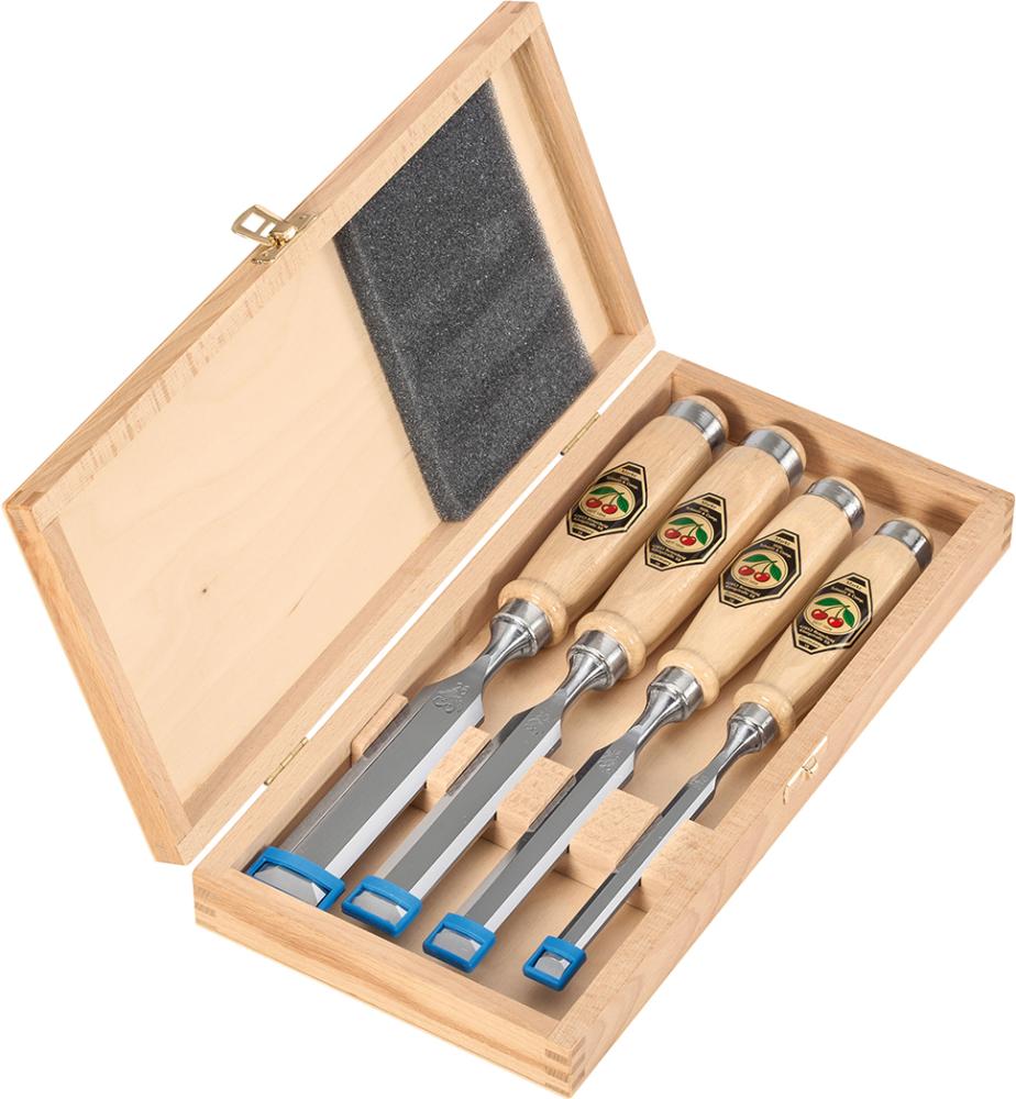 Stechbeitelsatz 4tlg. 1141 HK Kirsche KIRSCHEN Produktbild img1 L