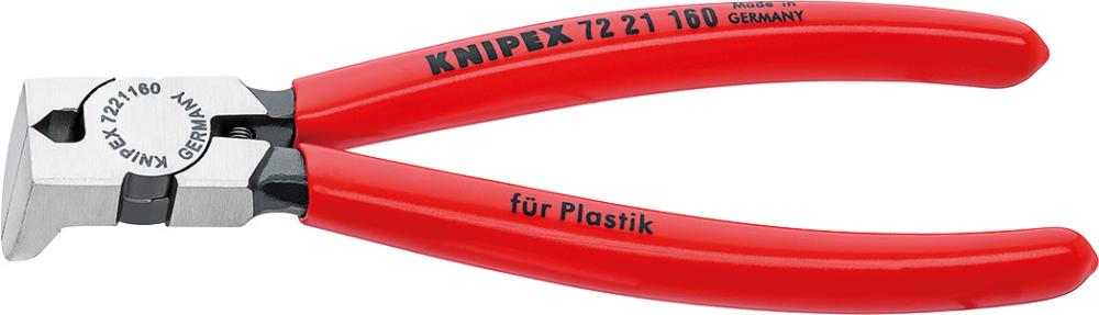 Seitenschneider für Kunststoff gewinkelt 85Grad 160mm KNIPEX Produktbild img1 L