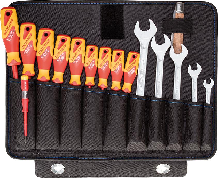 Werkzeugsortiment Elektriker 74-teilig im ABS-Koffer Gedore Produktbild img5 L