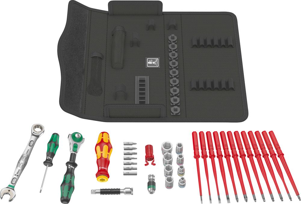Werkzeugsortiment W1 ZollWartung 35-teilig in Textilbox Wera Produktbild img2 L
