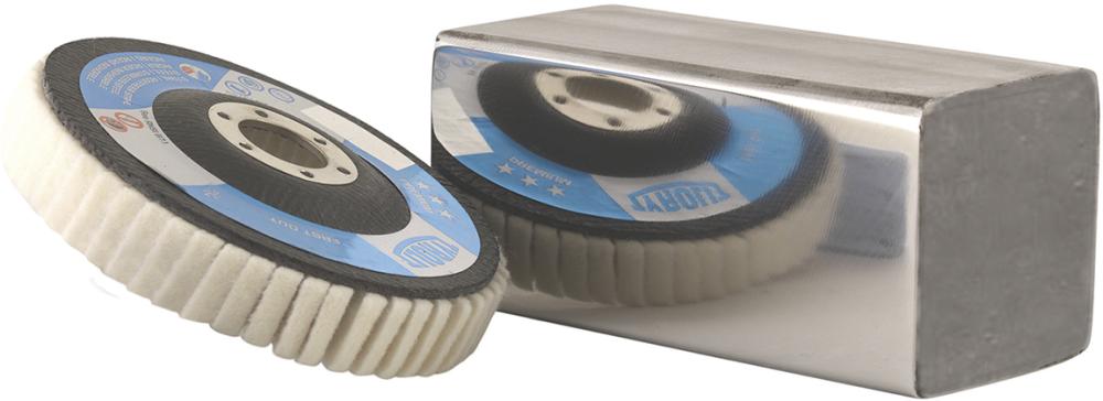 Filzlamellenscheibe 125mm, aufrecht stehende Filzlamellen Tyrolit Produktbild img3 L