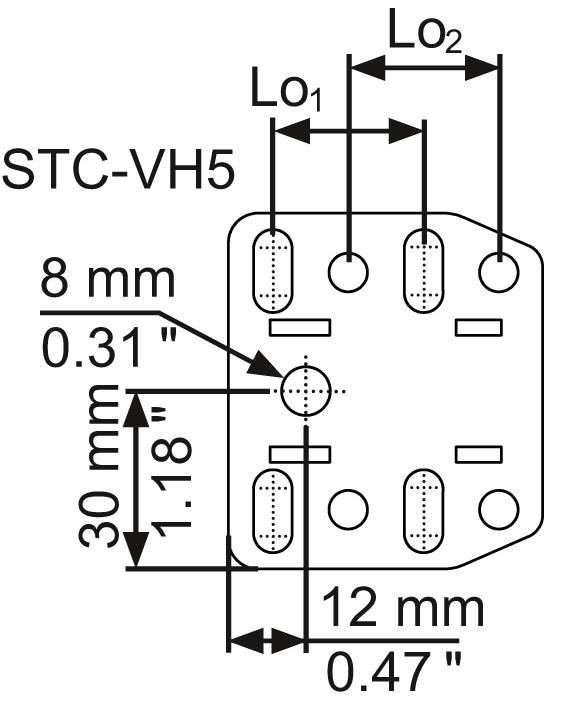 Senkrechtspanner mit offenem Arm und waagerechter Grundplatte Produktbild img5 L
