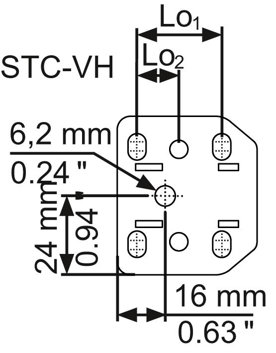 Senkrechtspanner mit offenem Arm und waagerechter Grundplatte Produktbild img6 L
