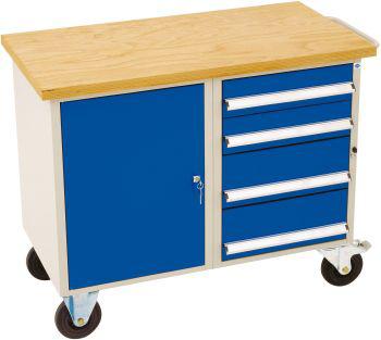 Werkstattwagen VVM-1.1 1 Schrank, 4 Schubladen Produktbild img1 L