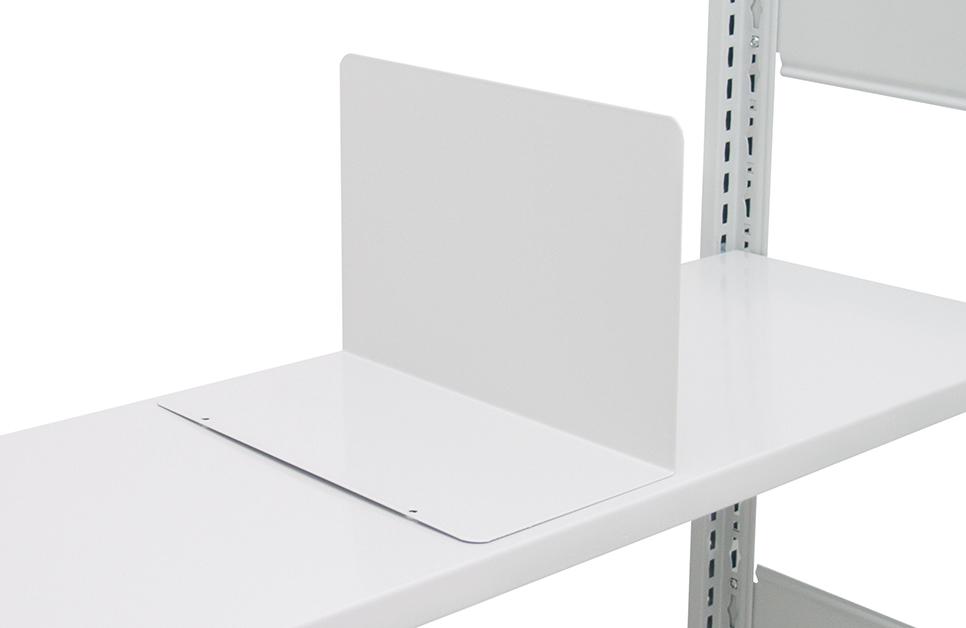 Buchstütze, RAL 7035 lichtgrau Produktbild img1 L