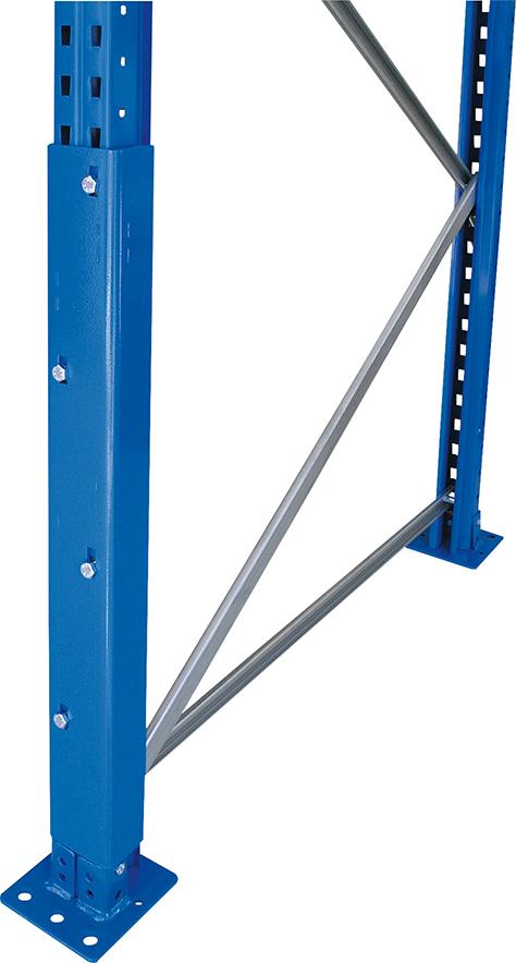 Stützenschutz für Rahmenständer blau SCHULTE Lagertechnik Produktbild img1 L