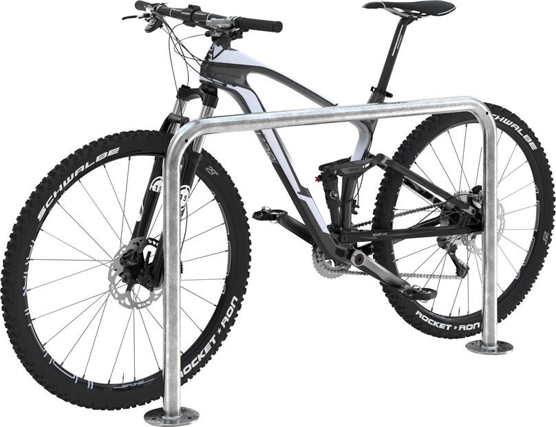 Fahrradanlehnbügel zum Aufdübeln ohne Ösen Produktbild img1 L