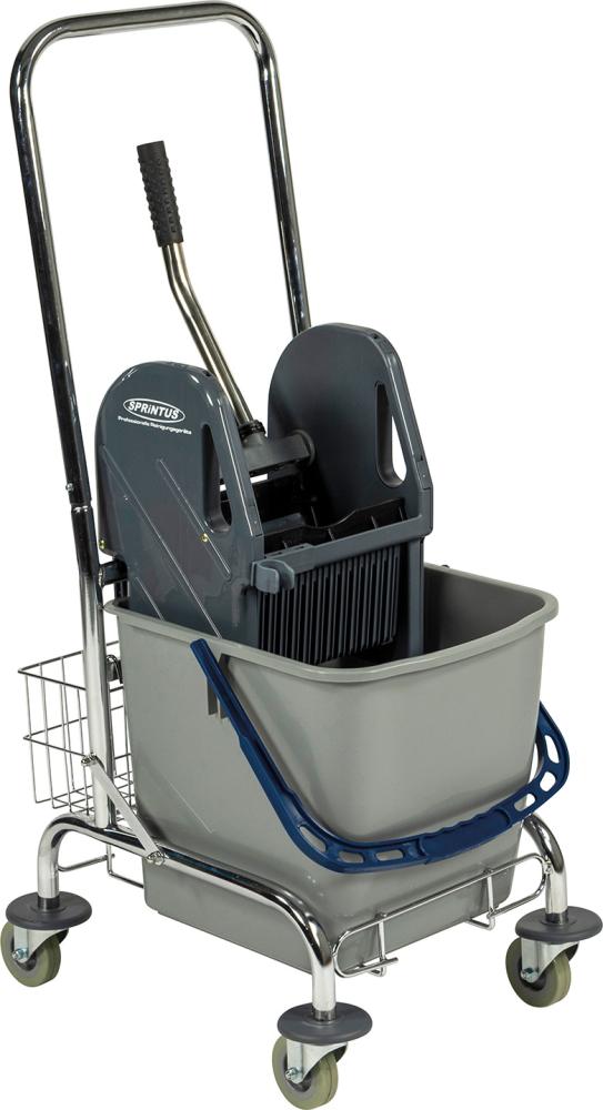 Einfachfahreimer chrom 1x27l m.Presse Produktbild img1 L