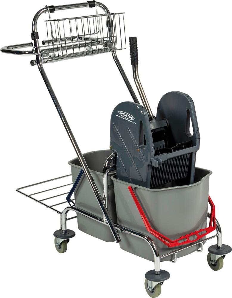 Doppelfahreimer chrom 2x17l m.Presse, K.+R. Produktbild img1 L