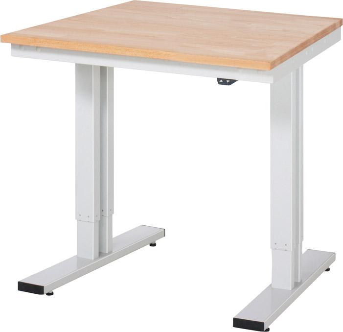 Werktisch, Serie adlatus 300, Buche-Massivplatte, Tiefe 800 mm Produktbild img1 L