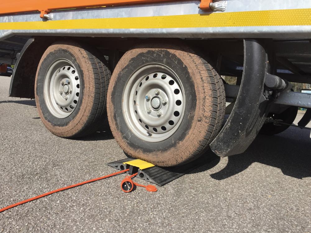 Kabelbrücke, schwarz/gel 350mm Ve2, a 1m Produktbild img3 L