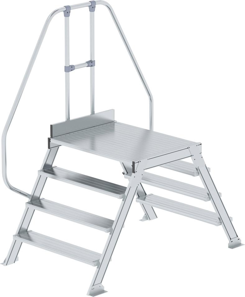 Überstieg 60 Grad 4 Stufen B 1000 mm lichte Höhe 930 mm Ausladung 2080 mm Produktbild img1 L