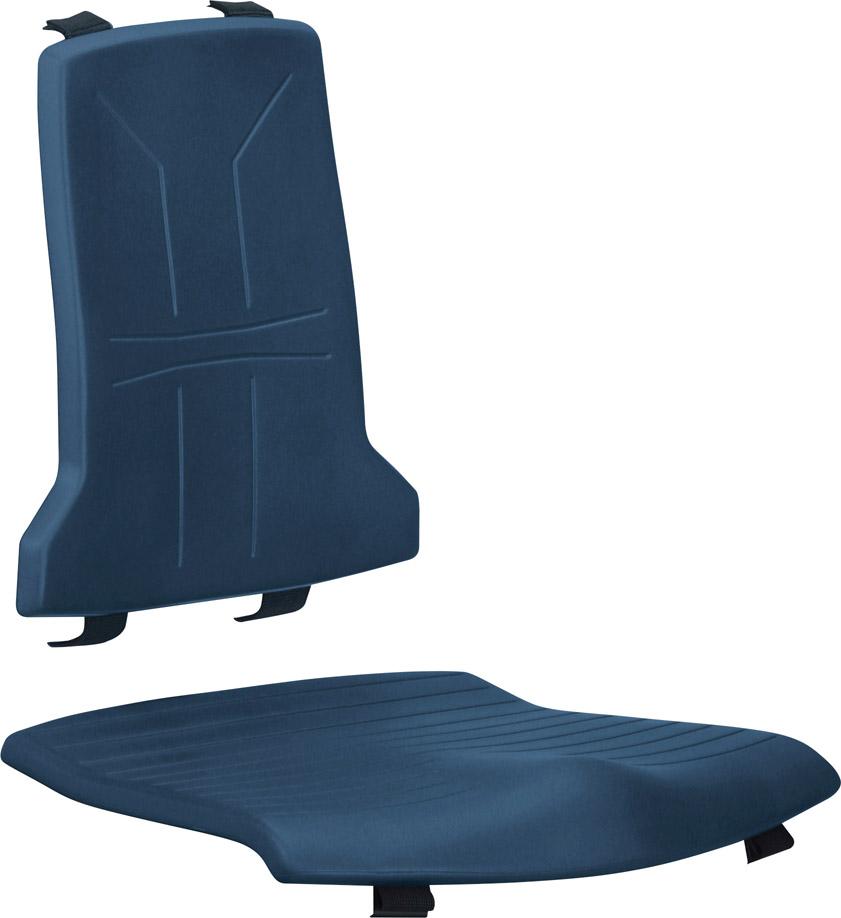 Integralschaumpolster blau für Arbeitsstuhl Sintec BIMOS Produktbild img2 L