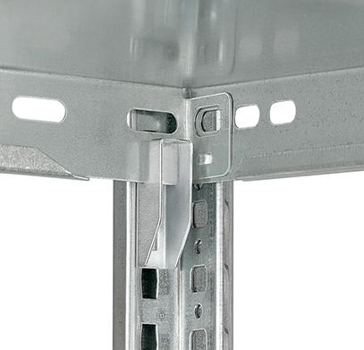 Edelstahl-Anbauregal Produktbild img2 L