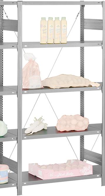 Edelstahl-Grundregal Produktbild img1 L