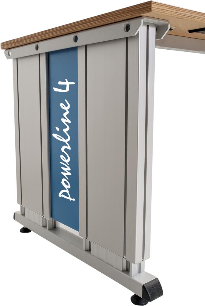 4-Fuß Grundtisch powerline Produktbild img2 L