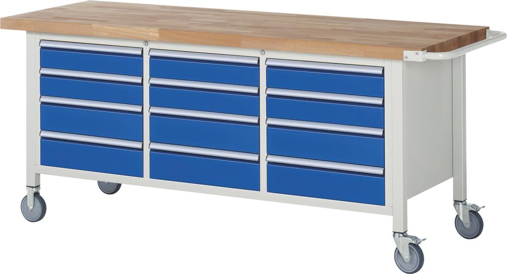 Fahrbare Werkbank 8000 - Modell 8579 B2000 x T700 x H880 mm Produktbild img1 L