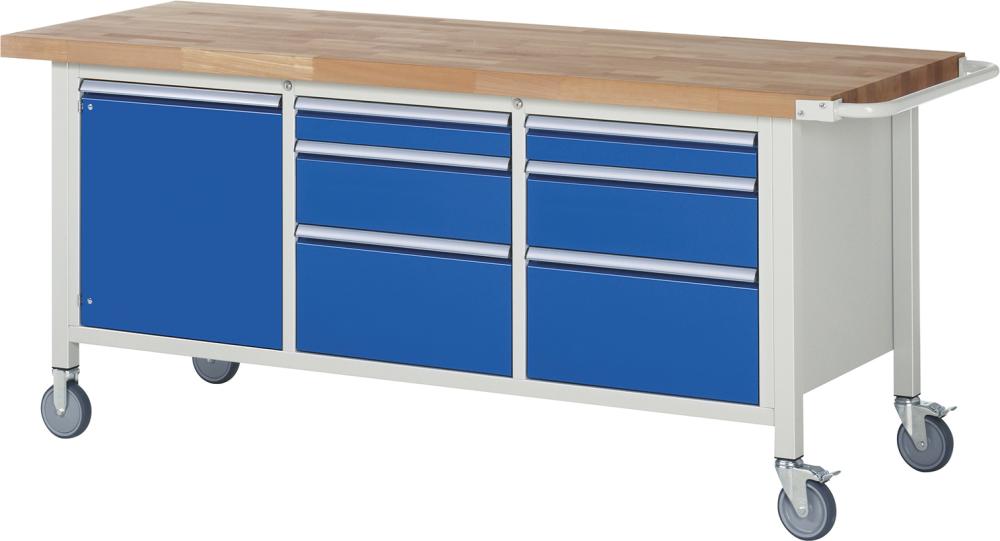 Fahrbare Werkbank 8000 - Modell 8570 B2000 x T700 x H880 mm Produktbild img1 L