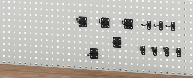 Hakeset für Lochplatte 12-teilig Produktbild img1 L