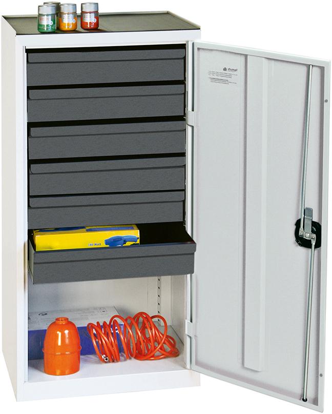 Werkzeug- und Materialschrank Serie 3000, 6 Schubladen Produktbild img1 L