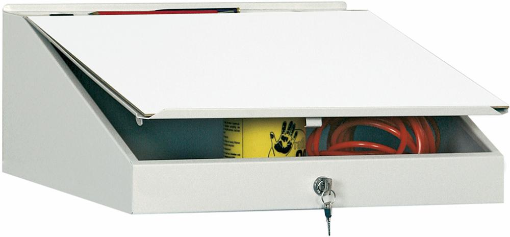 Schreibpultaufsatz B490xT497xH70/220 mm RAL 7035 stumpf Produktbild img1 L