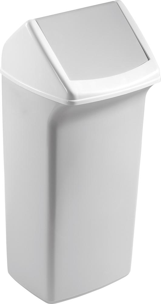 Wertstoffsammler 40l weißinkl. Deckel, grau Produktbild img1 L