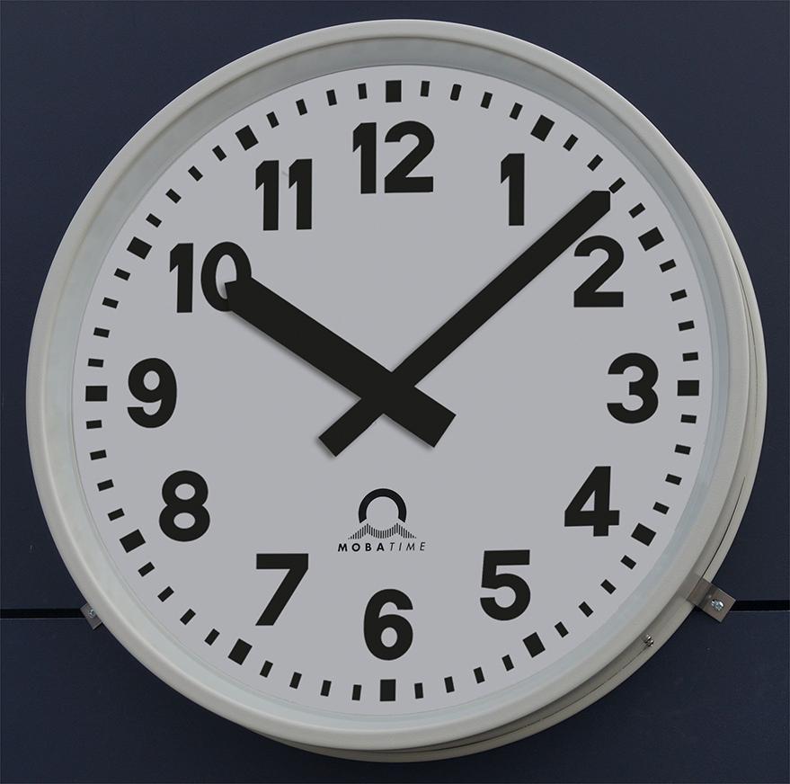 Funkuhr (Zahlen) FLEXLINE für den Außenbereich Produktbild img1 L