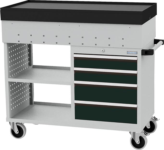 Mobiler Werkstattwagen m. Teleskop-Abrollrand, 4. Sbl Produktbild img1 L