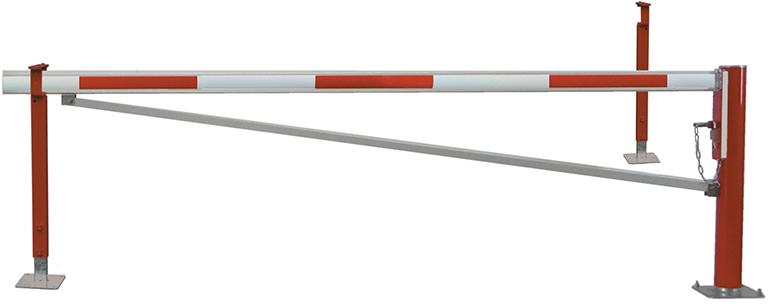 Drehbare Wegessperre, rot/weiß lackiert Produktbild img1 L