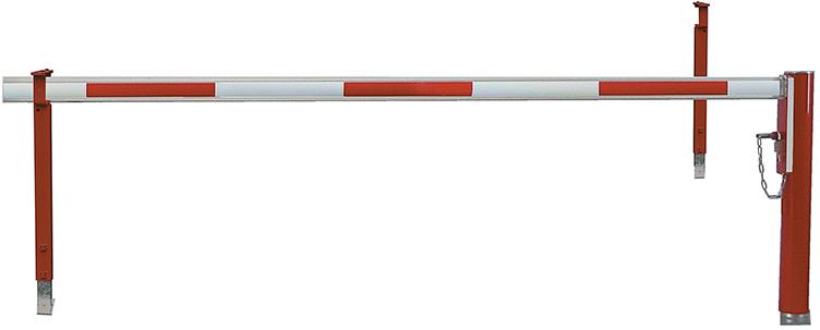 Drehbare Wegessperre, rot/weiß lackiert Produktbild img2 L