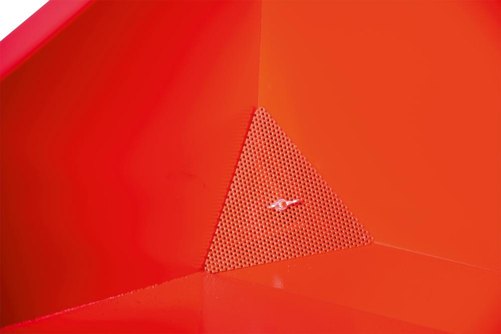 Späne-Kippbehälter, mit Abrollsystem, Typ EXPO®-E, RAL 3000 Produktbild img5 L