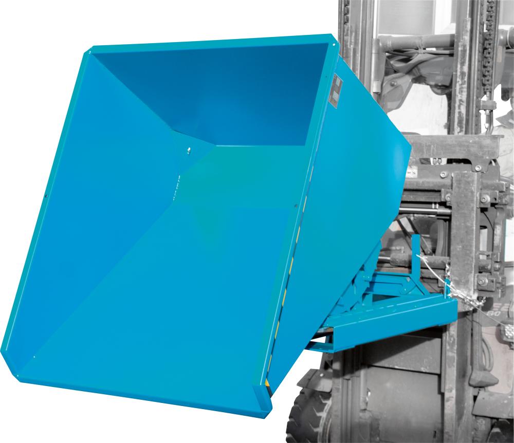 Späne-Kippbehälter, mit Abrollsystem, Typ EXPO®-E, RAL 5012 Produktbild img3 L