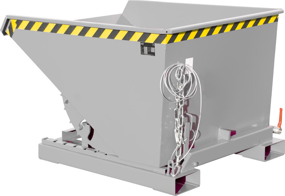 Späne-Kippbehälter, mit Abrollsystem, Typ EXPO®-E, RAL 7005 Produktbild img1 L