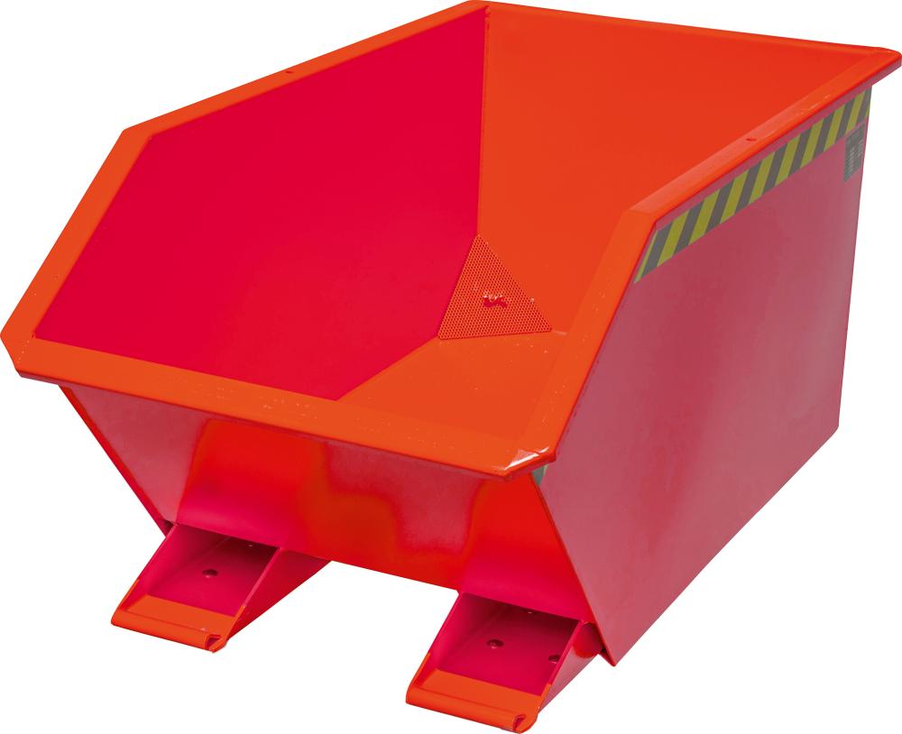 Späne-Kippbehälter Typ GU-E, RAL 3000 Produktbild img1 L