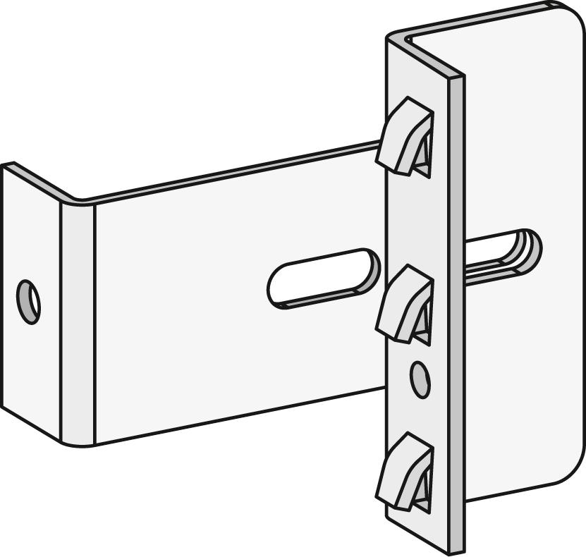 Wandverankerung Edelstahlf. Edelstahlregale Produktbild img1 L